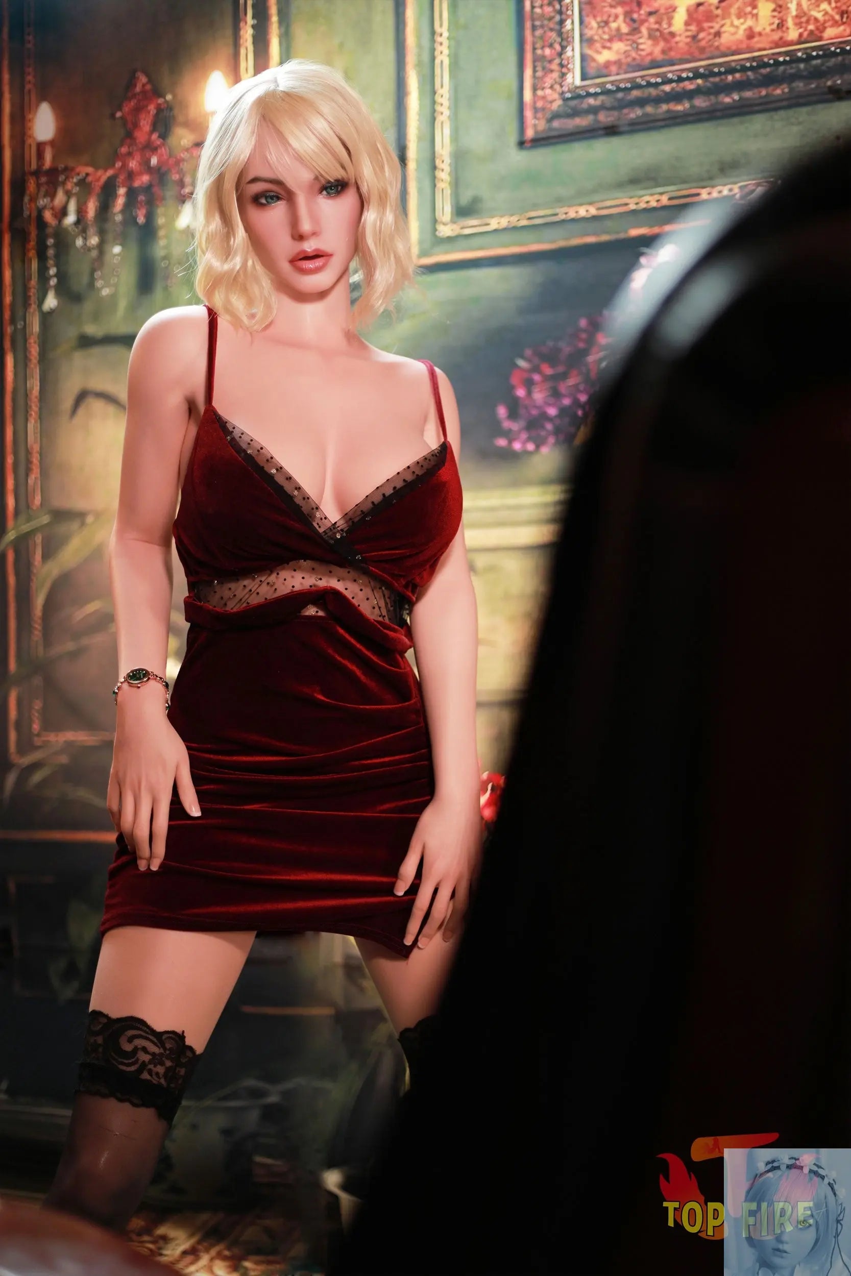 TopFire 158cm D Cup Full Silicone Sex Doll Jasmine TopFire