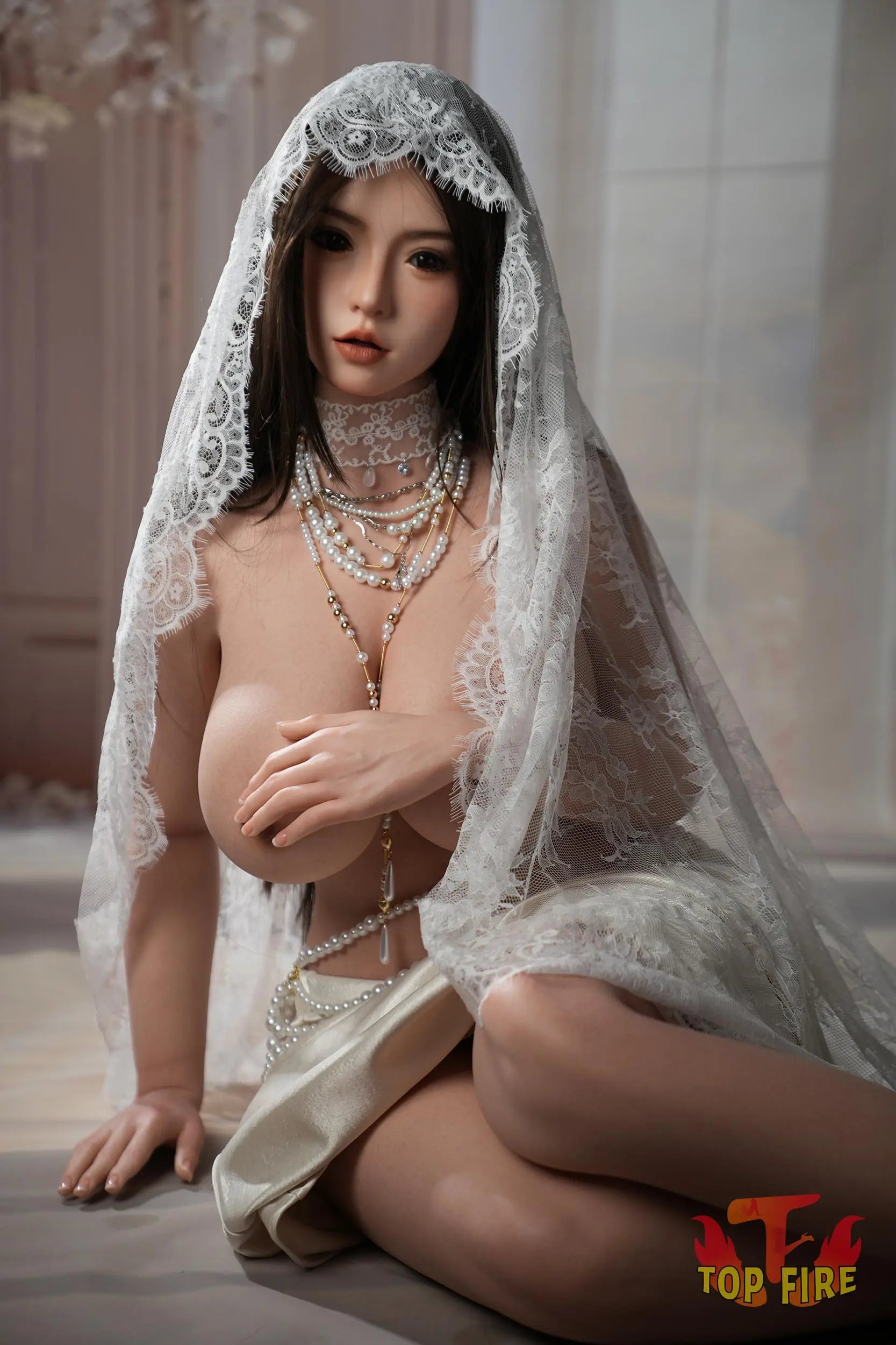 TopFire 162cm I Cup Full Silicone Sex Doll Grace TopFire