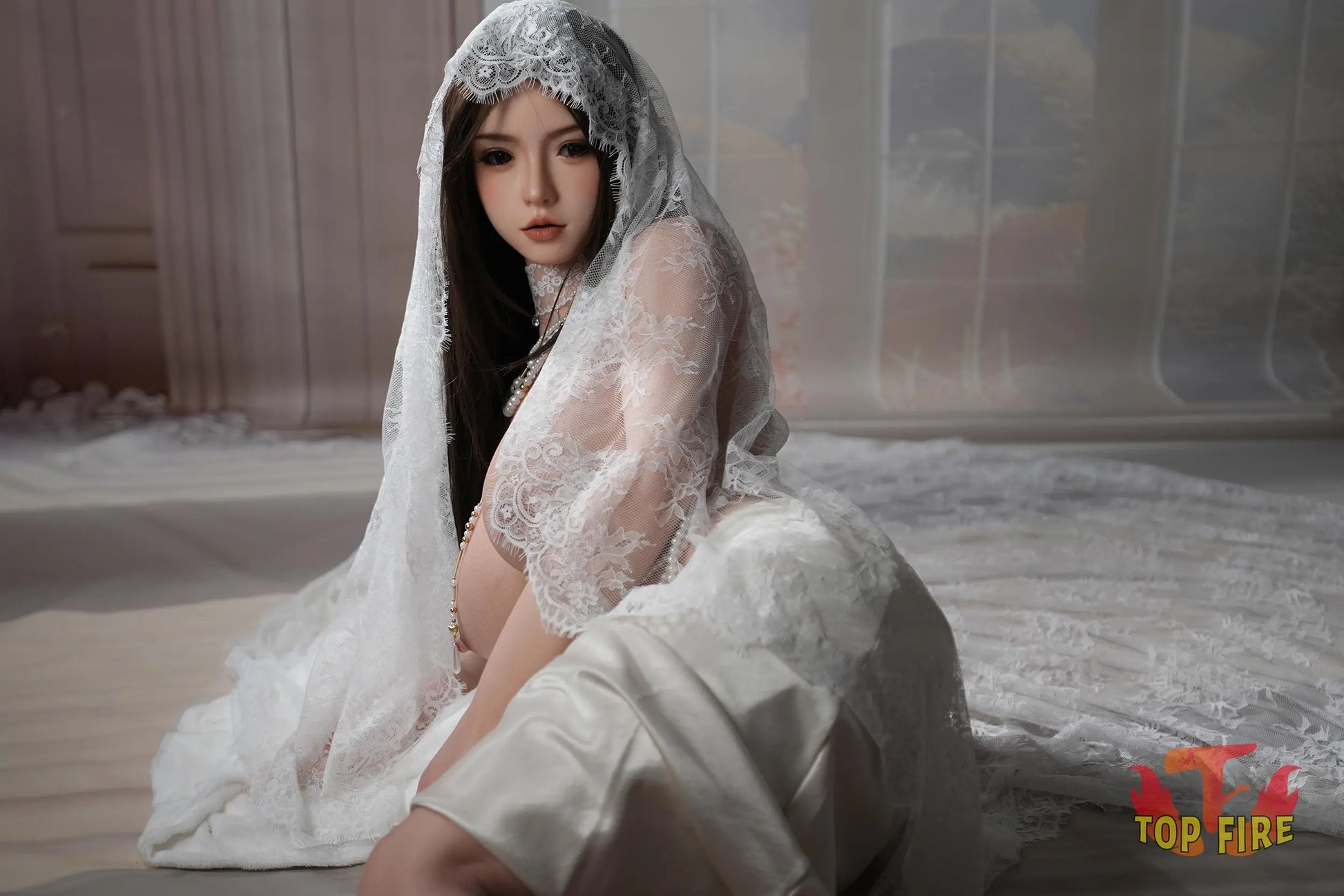 TopFire 162cm I Cup Full Silicone Sex Doll Grace TopFire
