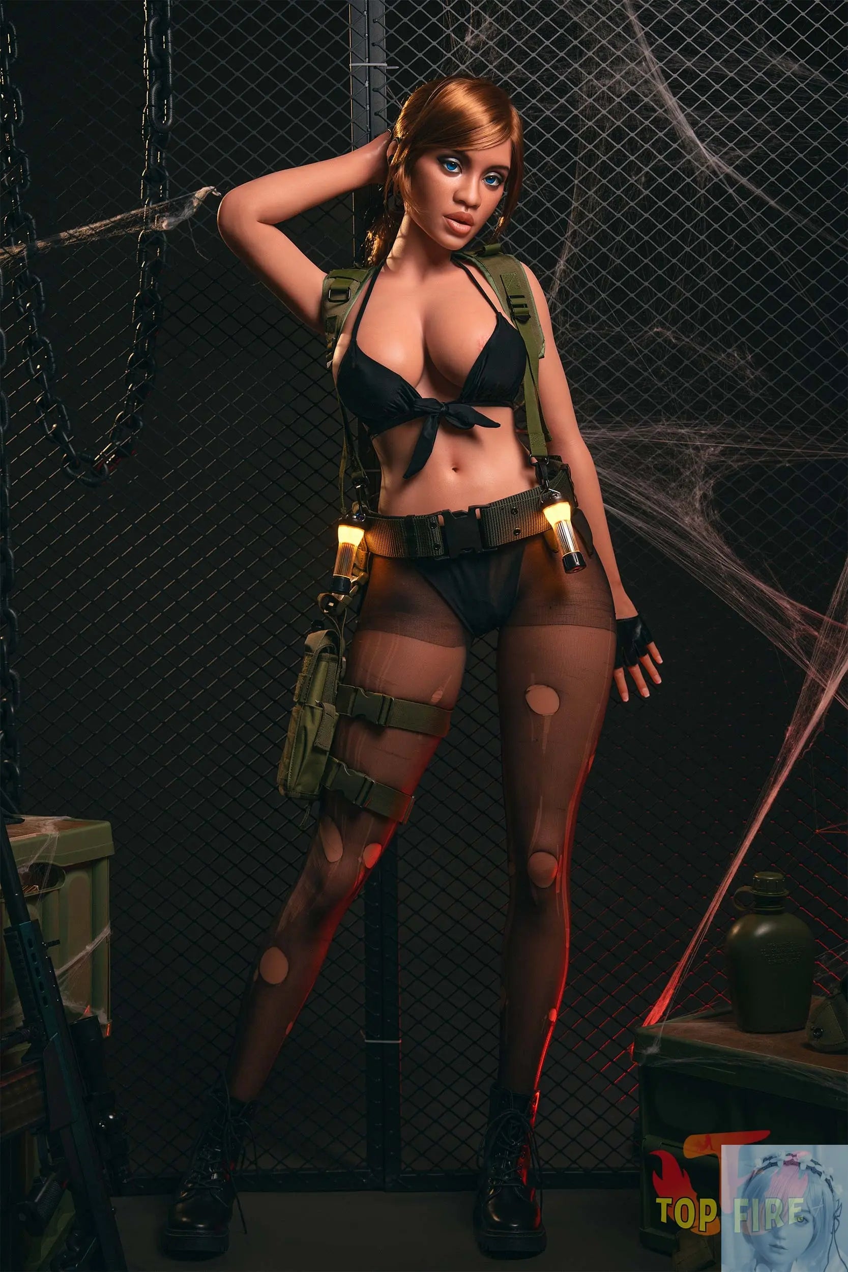 TopFire 163cm G Cup Full Silicone Sex Doll Hedy TopFire