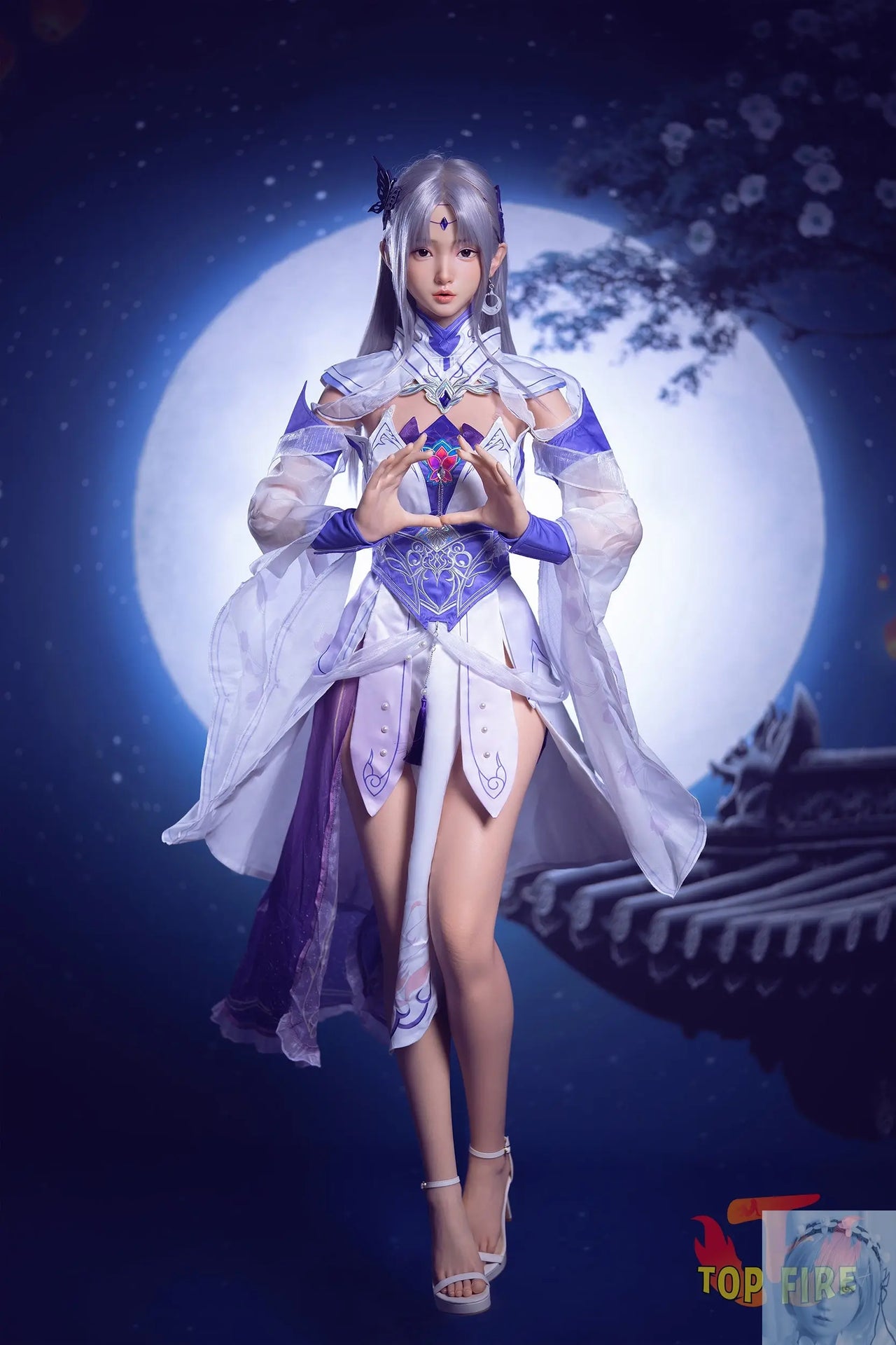 TopFire 164cm B Cup Full Silicone Sex Doll Nova TopFire