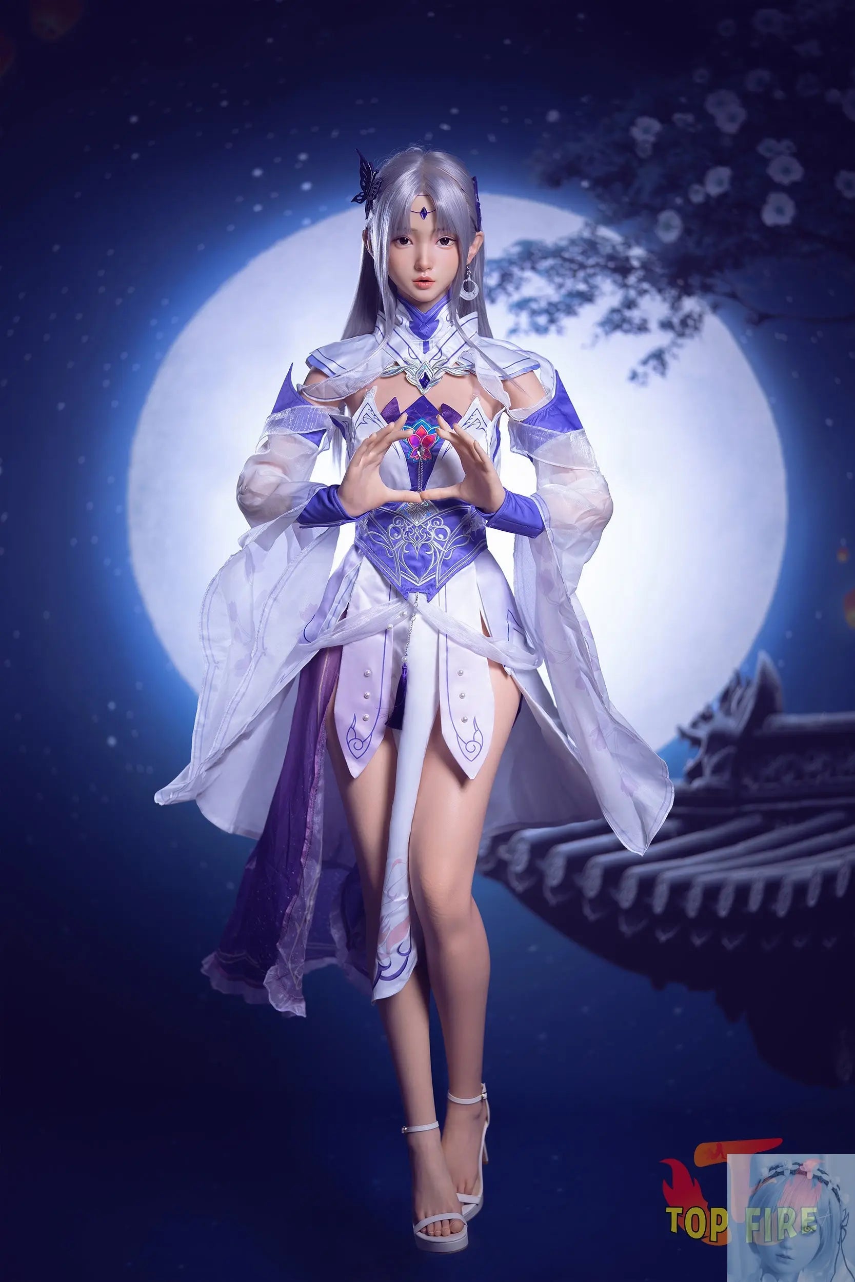 TopFire 164cm B Cup Full Silicone Sex Doll Nova TopFire