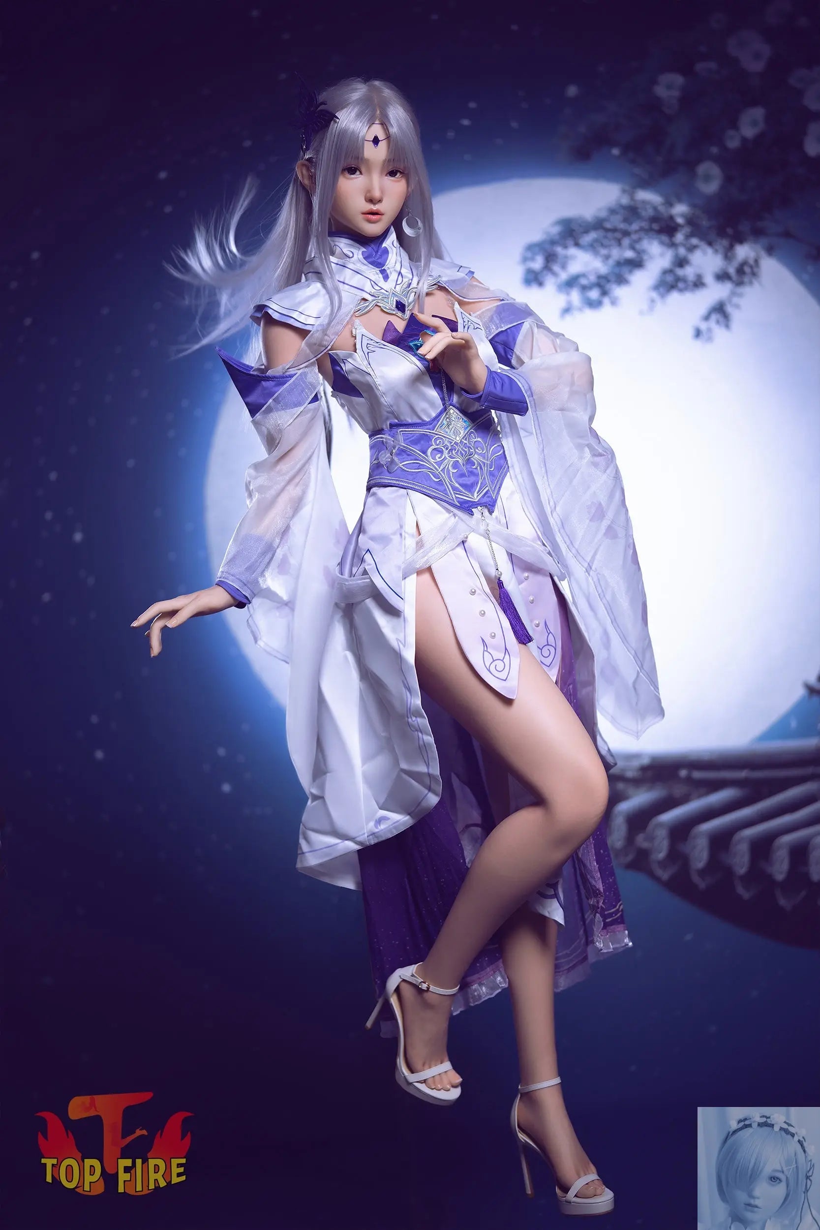 TopFire 164cm B Cup Full Silicone Sex Doll Nova TopFire