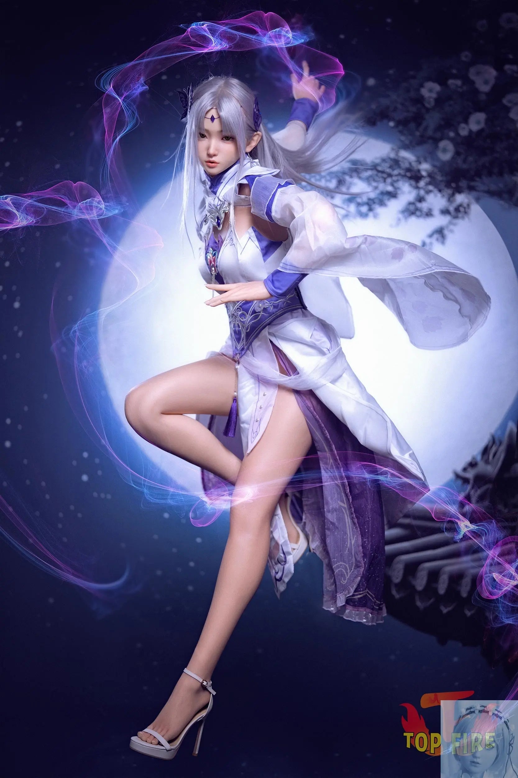 TopFire 164cm B Cup Full Silicone Sex Doll Nova TopFire