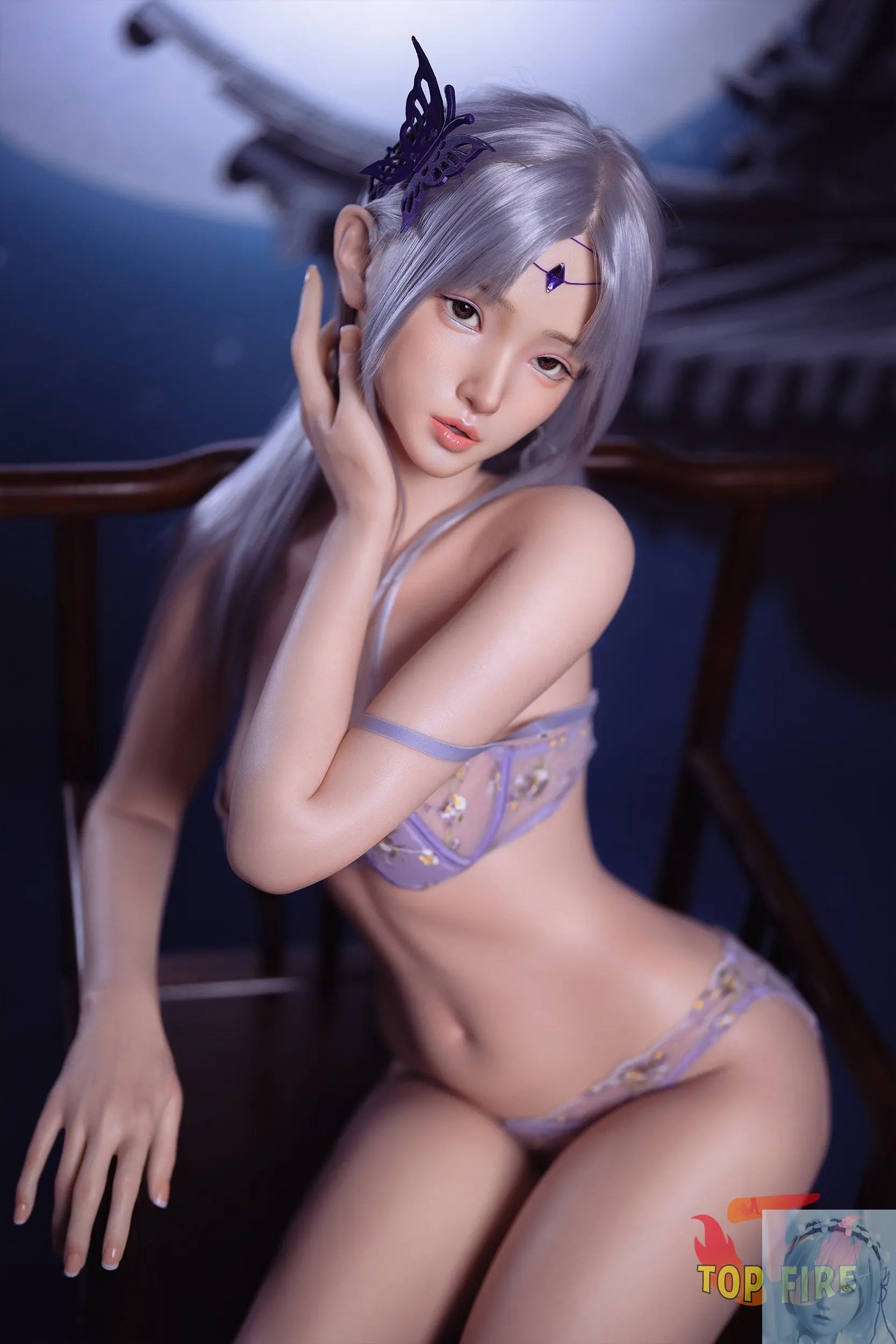 TopFire 164cm B Cup Full Silicone Sex Doll Nova TopFire