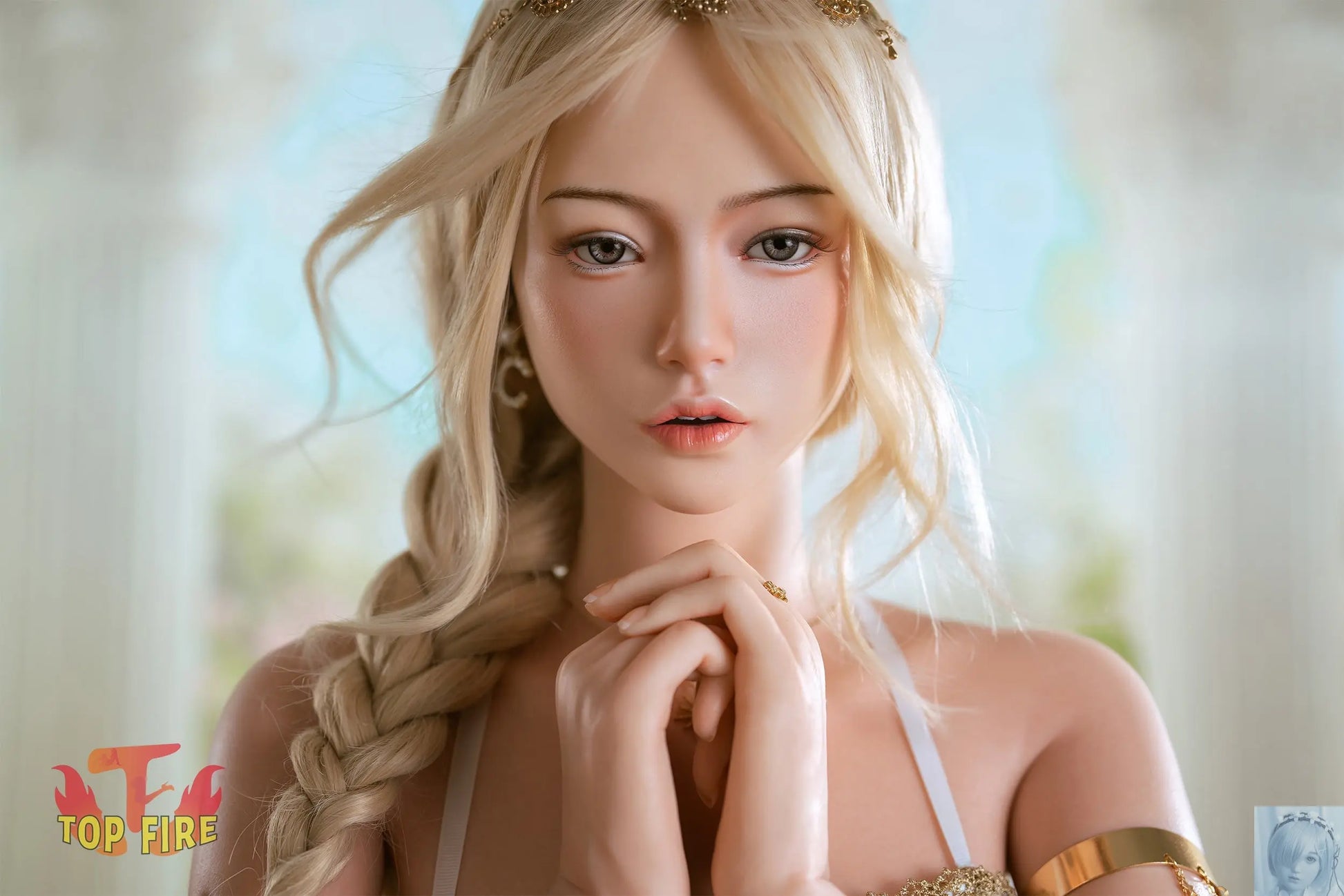 TopFire 164cm B Cup Full Silicone Sex Doll Victoria TopFire