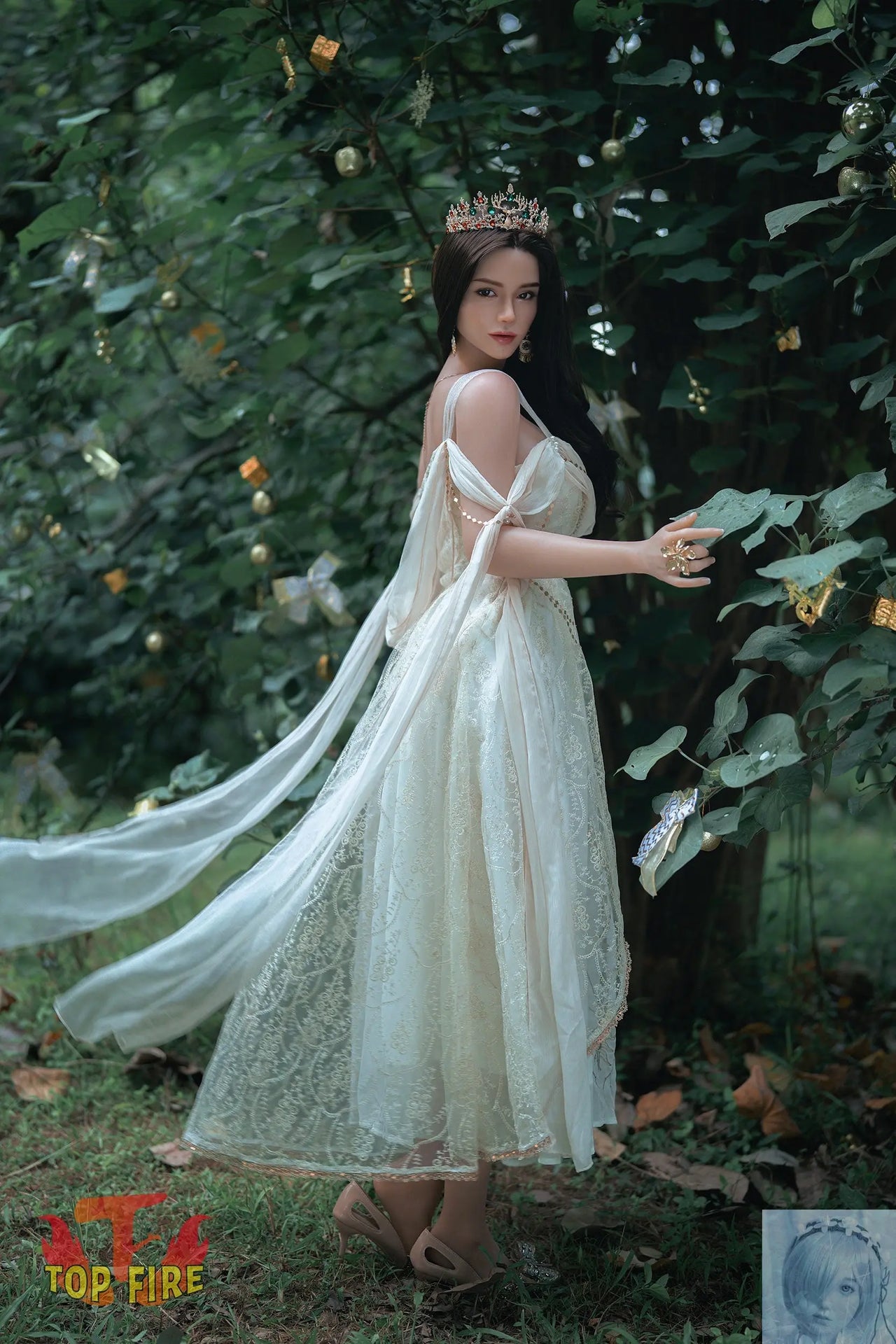 TopFire 165cm C Cup Full Silicone Sex Doll Ivory TopFire