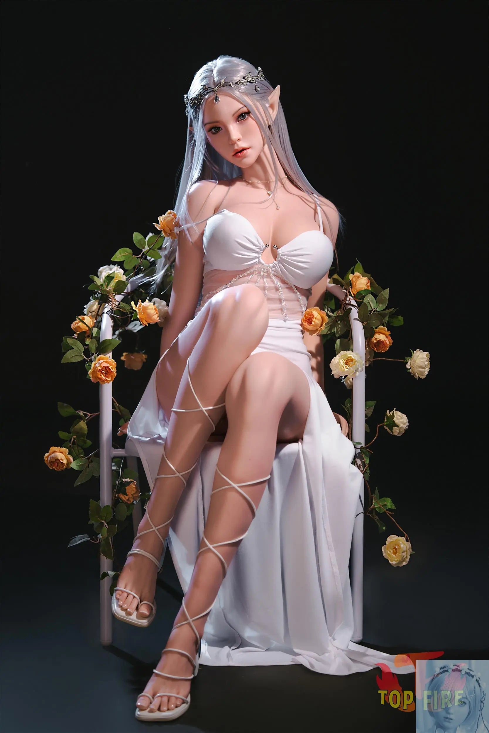 TopFire 165cm C Cup Full Silicone Sex Doll Lorna TopFire