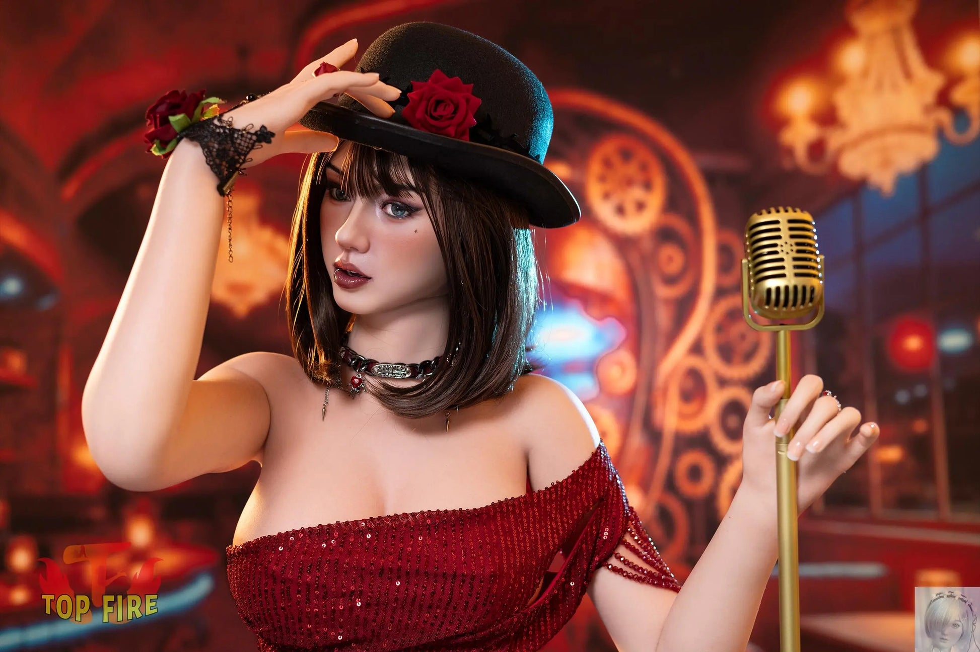 TopFire 165cm C Cup Full Silicone Sex Doll Mika TopFire