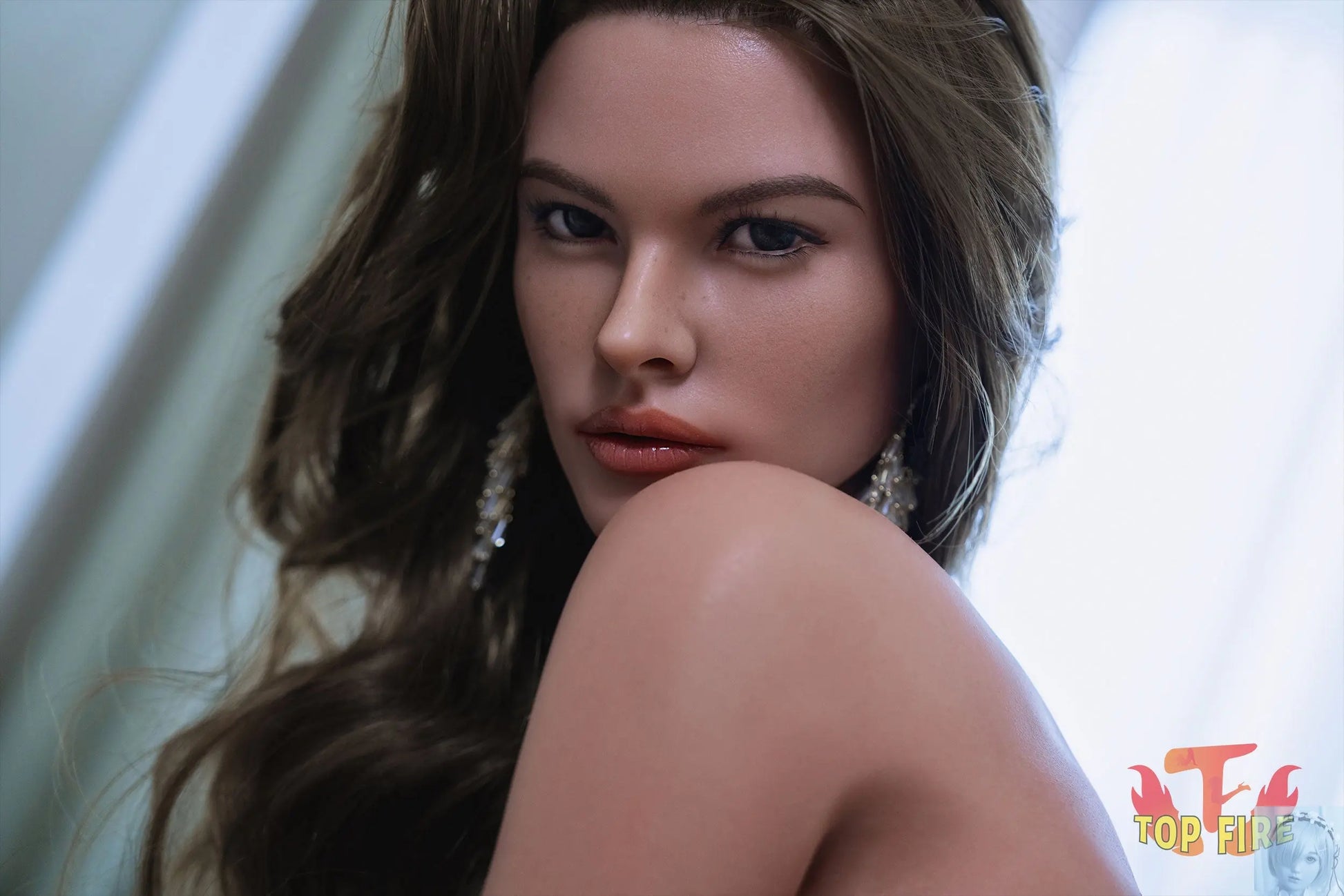 TopFire 170cm E Cup Full Silicone Sex Doll Eva TopFire