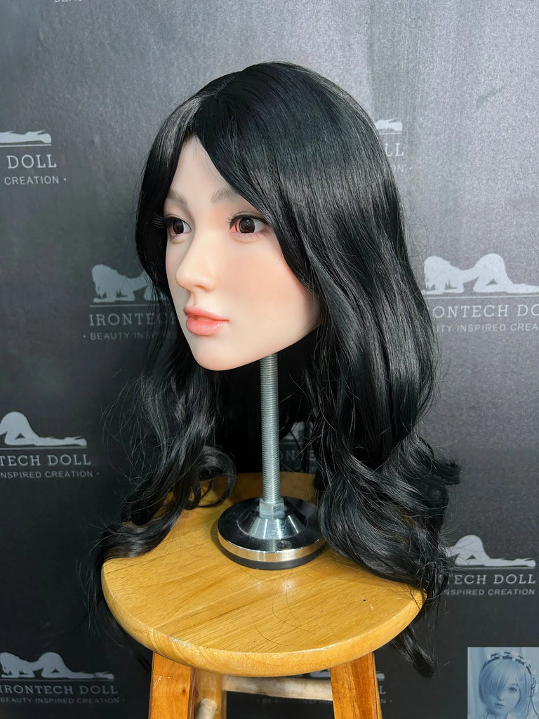 US IN STOCK IronTech 164cm Silicone D Cup Sex Doll Head S1 Irontech