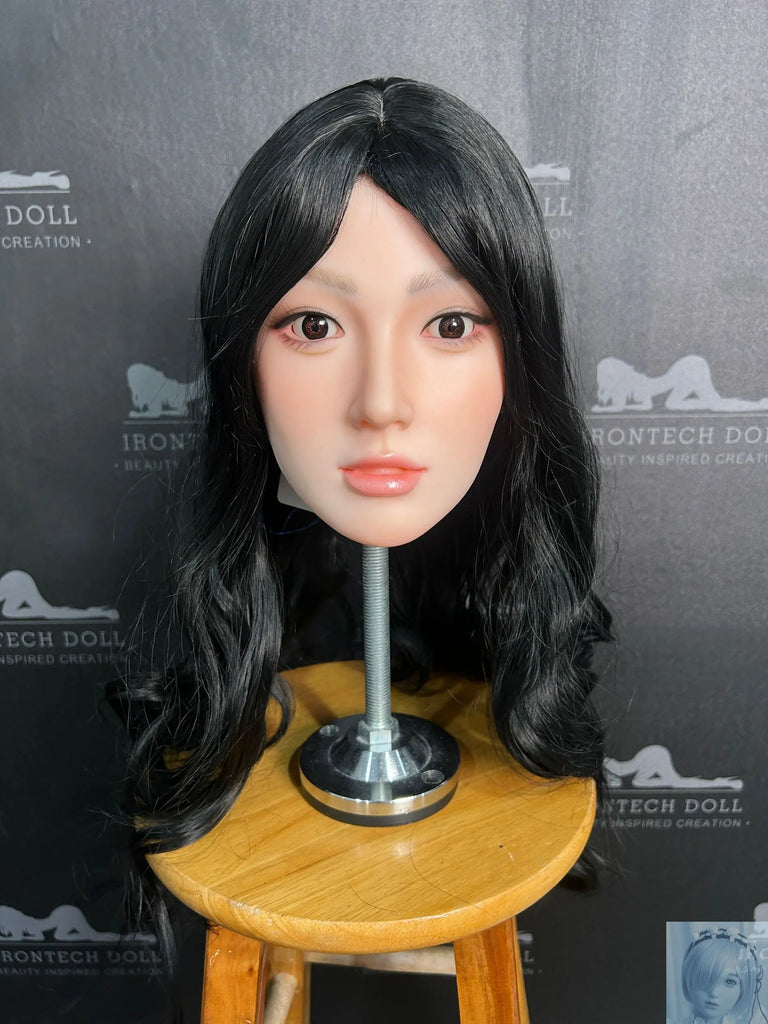 US IN STOCK IronTech 164cm Silicone D Cup Sex Doll Head S1 Irontech