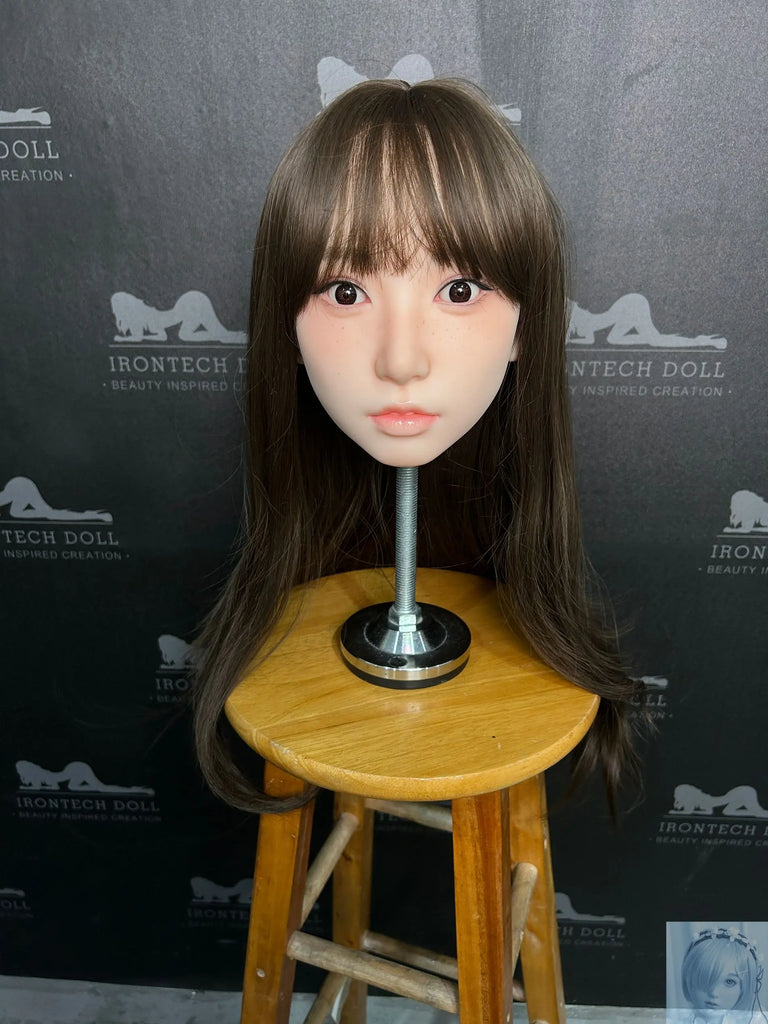 US IN STOCK IronTech 165cm Silicone G Cup Sex Doll Head S20 Irontech