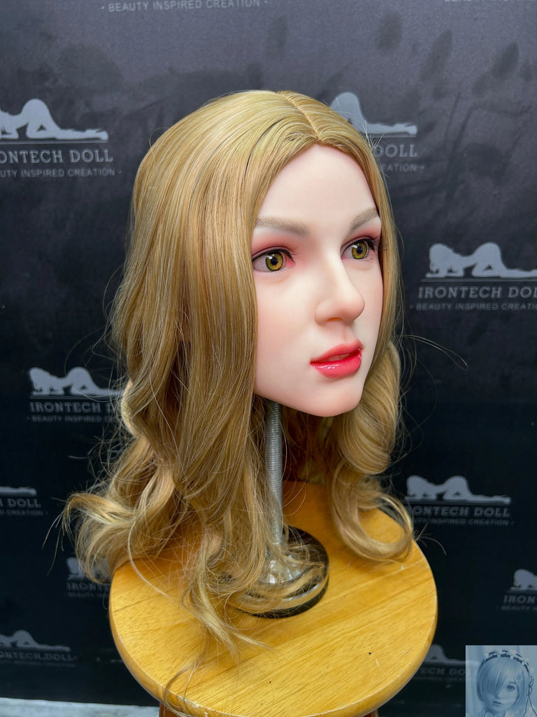 US IN STOCK IronTech 166cm Silicone C Cup Sex Doll Head S29 Irontech