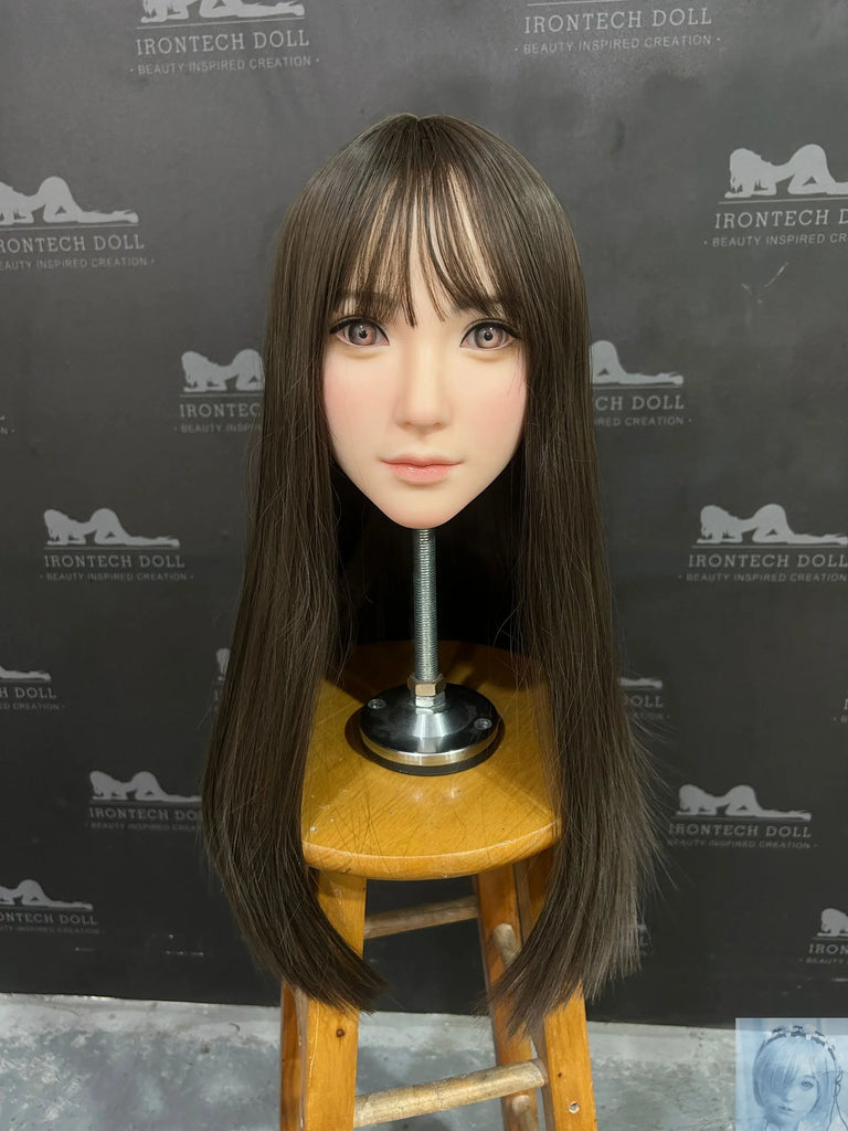 US IN STOCK IronTech 166cm Silicone C Cup Sex Doll Head S32 Irontech