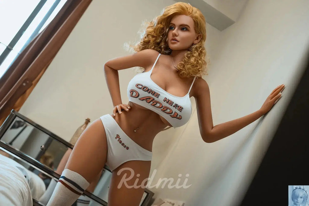 US IN STOCK RIDMII 161cm G Cup Silicone Head TPE Body ROS Realistic Sex Doll Jess Ridmii