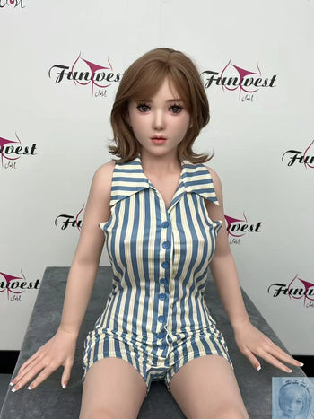 US In Stock Funwest FS Series 159cm A Cup Full Silicone Sex Doll Nika Real Skin Texture Funwest