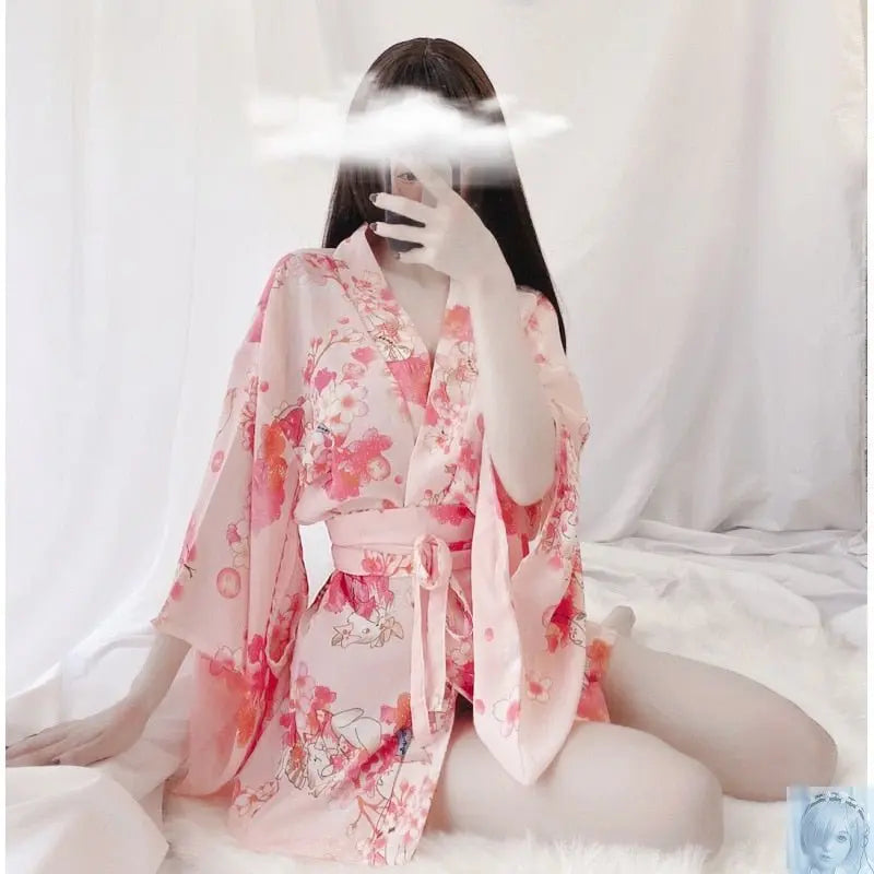 Women Traditional Style Kimono Pajama lovedollsenpai