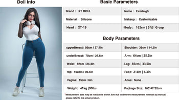 XT Doll 162cm 5ft3 G Cup Everleigh Silicone Sex Doll XT Doll