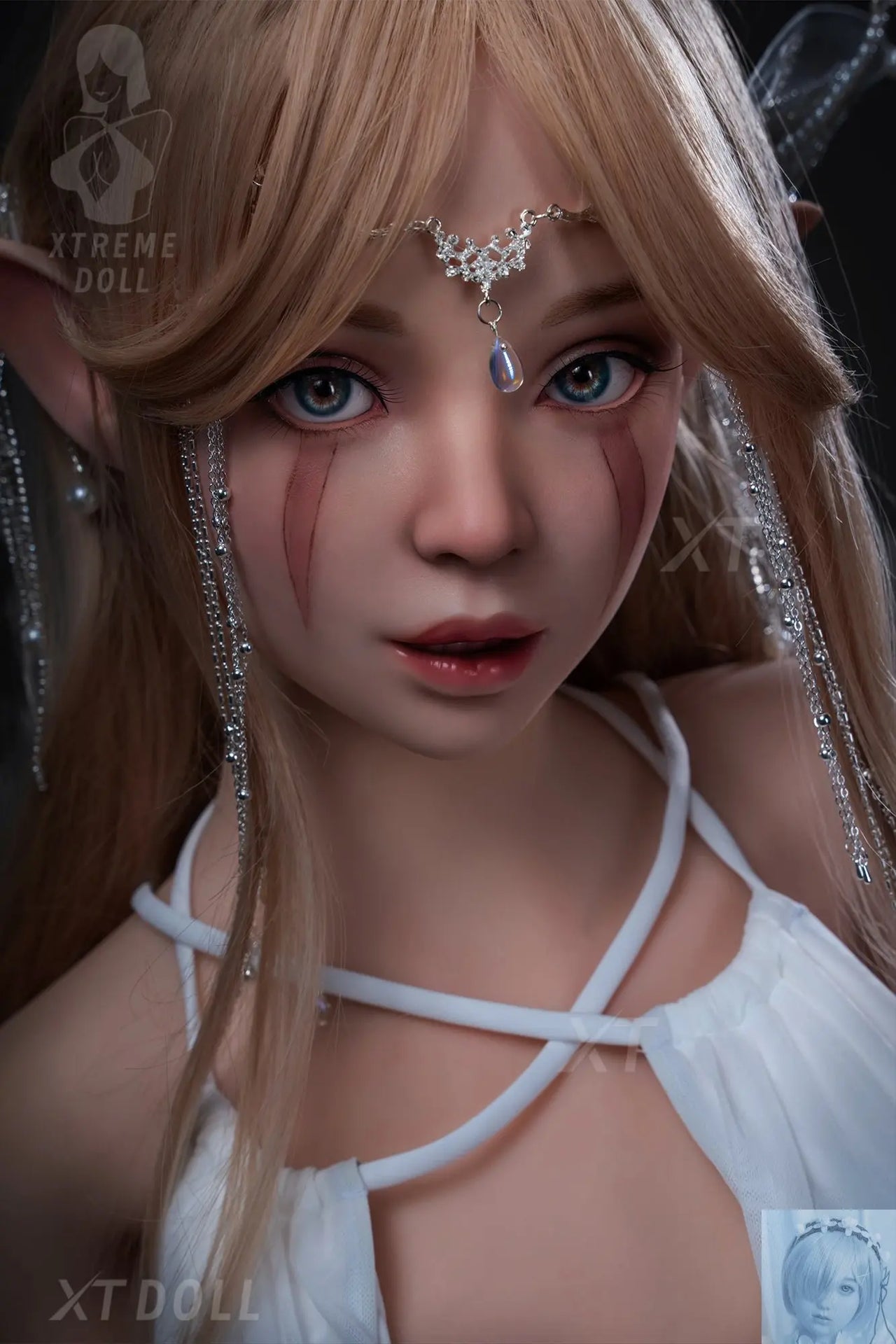 XT Doll 157cm 5ft1 F Cup Faye Elf TPE+Silicone Sex Doll XT Doll