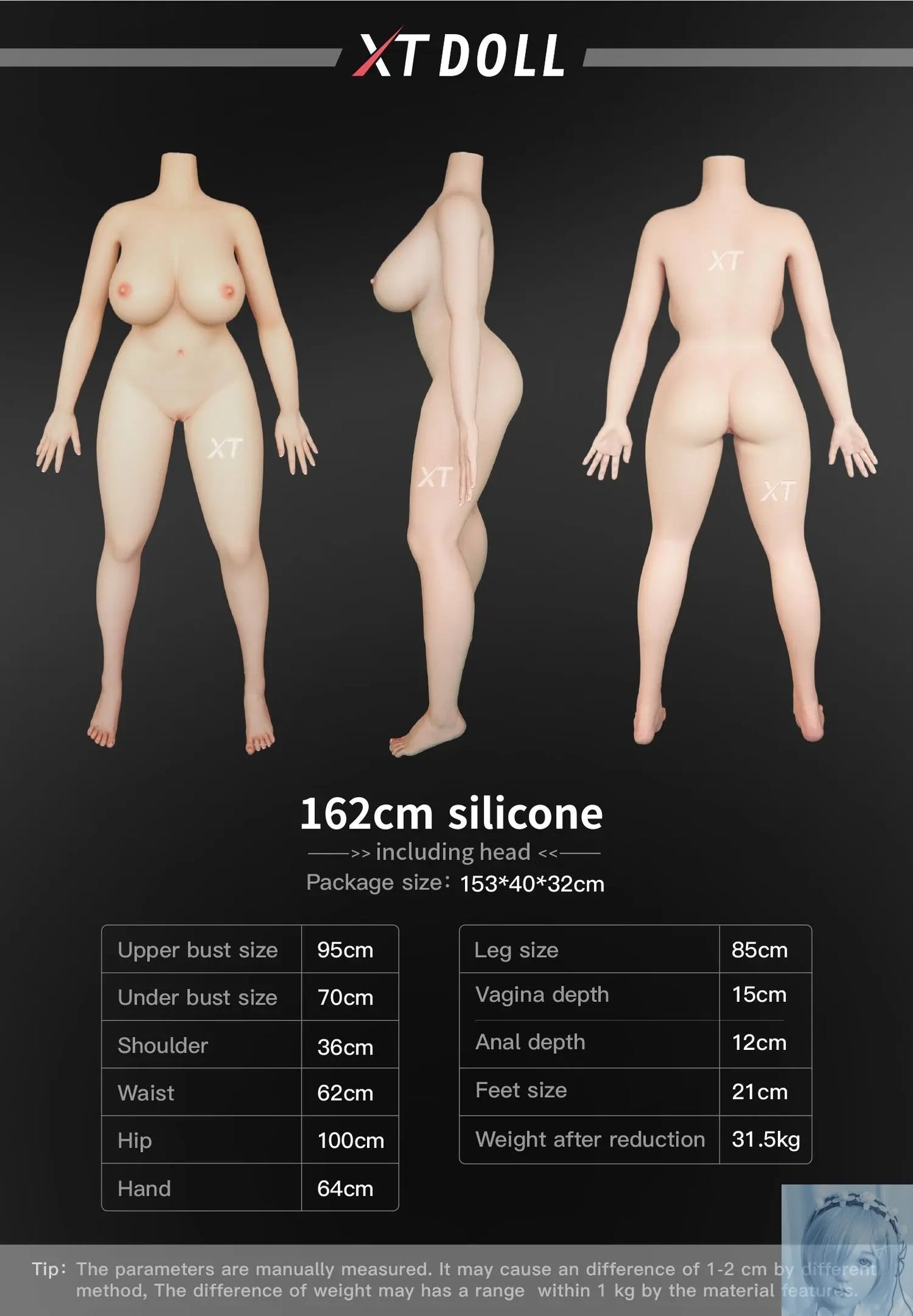 XT Doll 162cm 5ft3 G Cup Everleigh 2 Silicone Sex Doll XT Doll