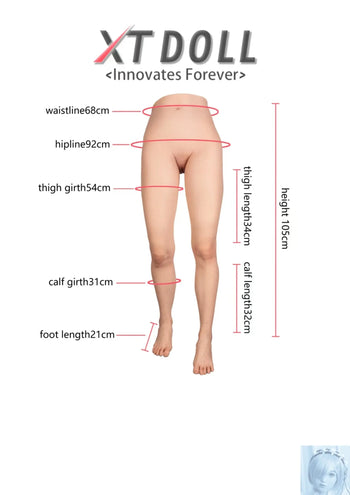 XT Doll Super Hydrating Silicone Legs Torso XT Doll
