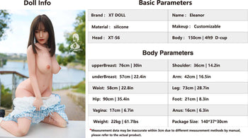 XT Doll 150cm S 4ft9 D Cup Eleanor Silicone Sex Doll XT Doll