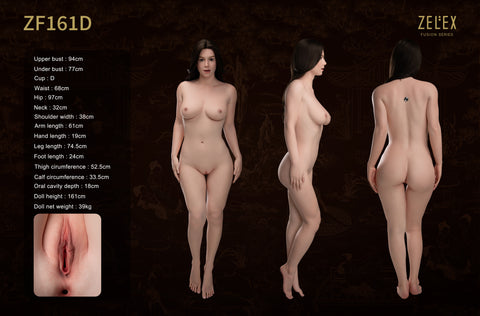 Zelex Fusion Seamless 161cm D Cup Sex Doll ZFE01_1 FAIR