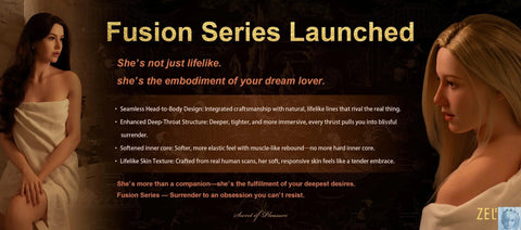 Zelex Fusion Seamless 168cm B Cup Sex Doll ZFE01_1 Gwen Fair