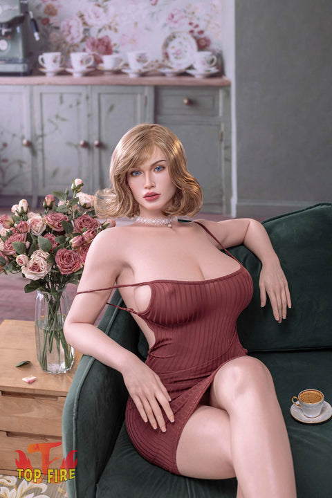 TopFire 174cm G Cup Full Silicone Sex Doll T63 Violet