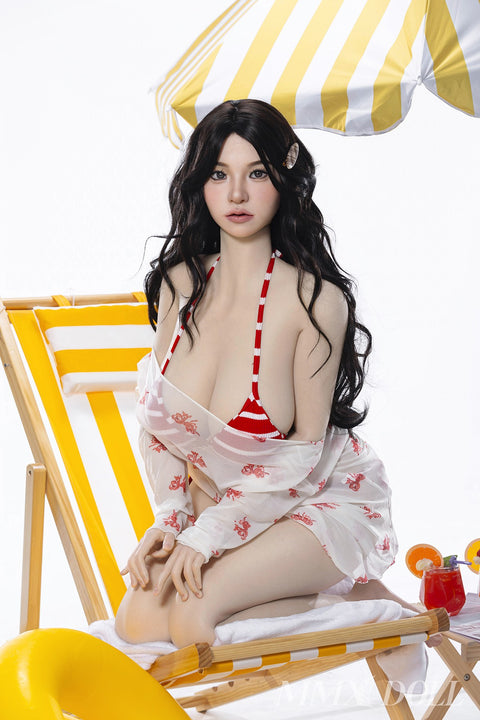 MMX Doll Standard Series 156cm H Cup Silicone Sex Doll H16 Meng Yi Fair Skin ROS Head