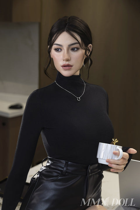 MMX Doll Standard Series 163cm D Cup Silicone Sex Doll H24 Monica ROS Head