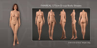 Fanreal 175cm D Cup Silicone Sex Doll Maria Real Skin ROS
